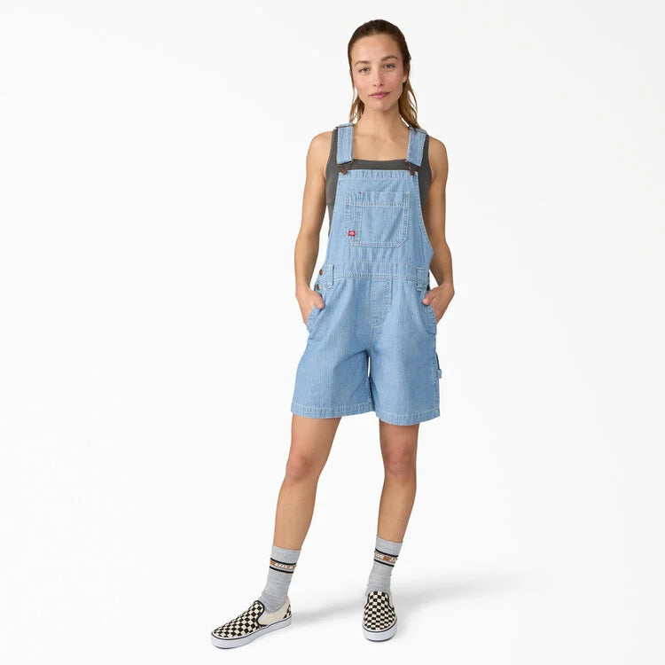 Dickies FB2040FS - Women`s Striped Short Overall