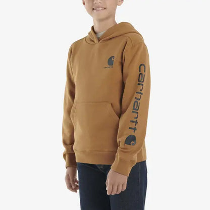 Carhartt Youth Sleeve Logo Pullover Hoodie