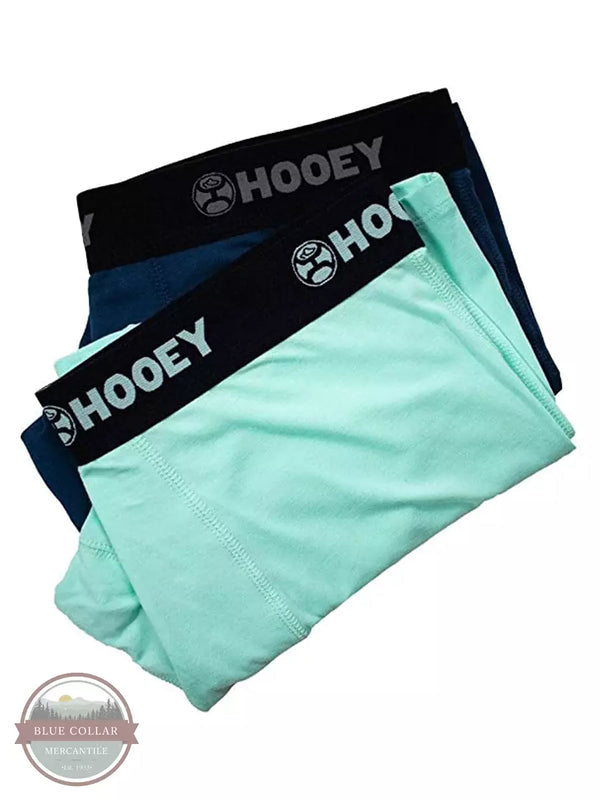 2-PACK BAMBOO BOXER BRIEFS Navy & Seafoam