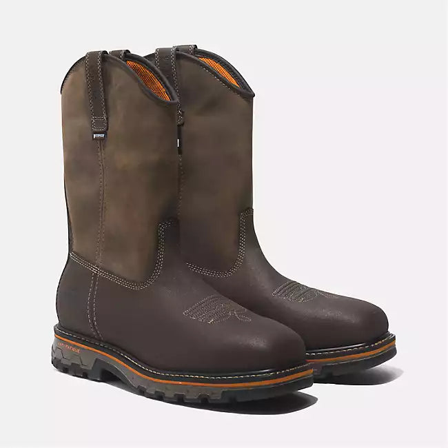 Men's Timberland PRO® True Grit Waterproof Comp-Toe Pull-On Boot