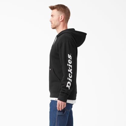 Dickies Water Repellent Logo Sleeve Hoodie Black