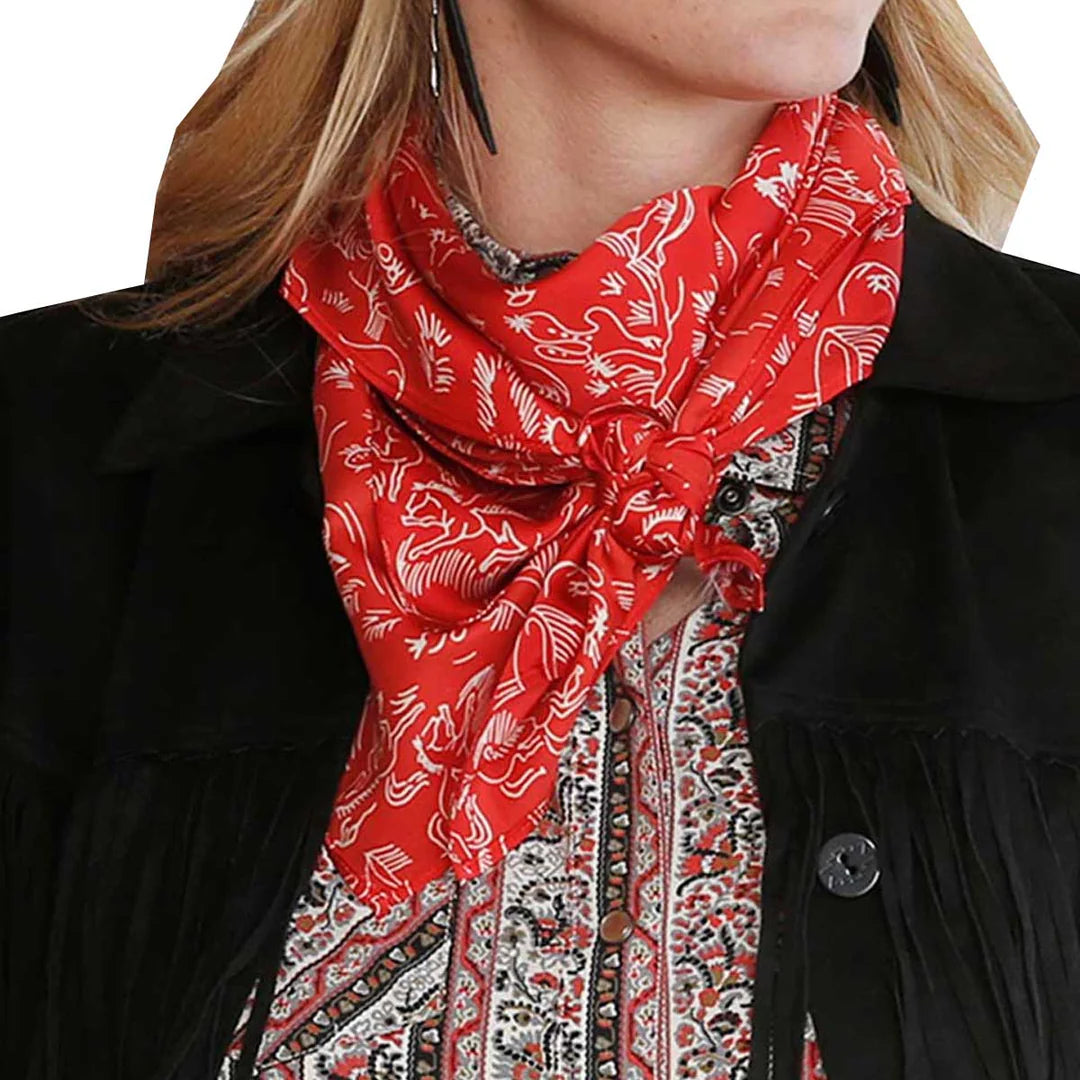 Cruel Denim® Ladies Western Red Wild Rag