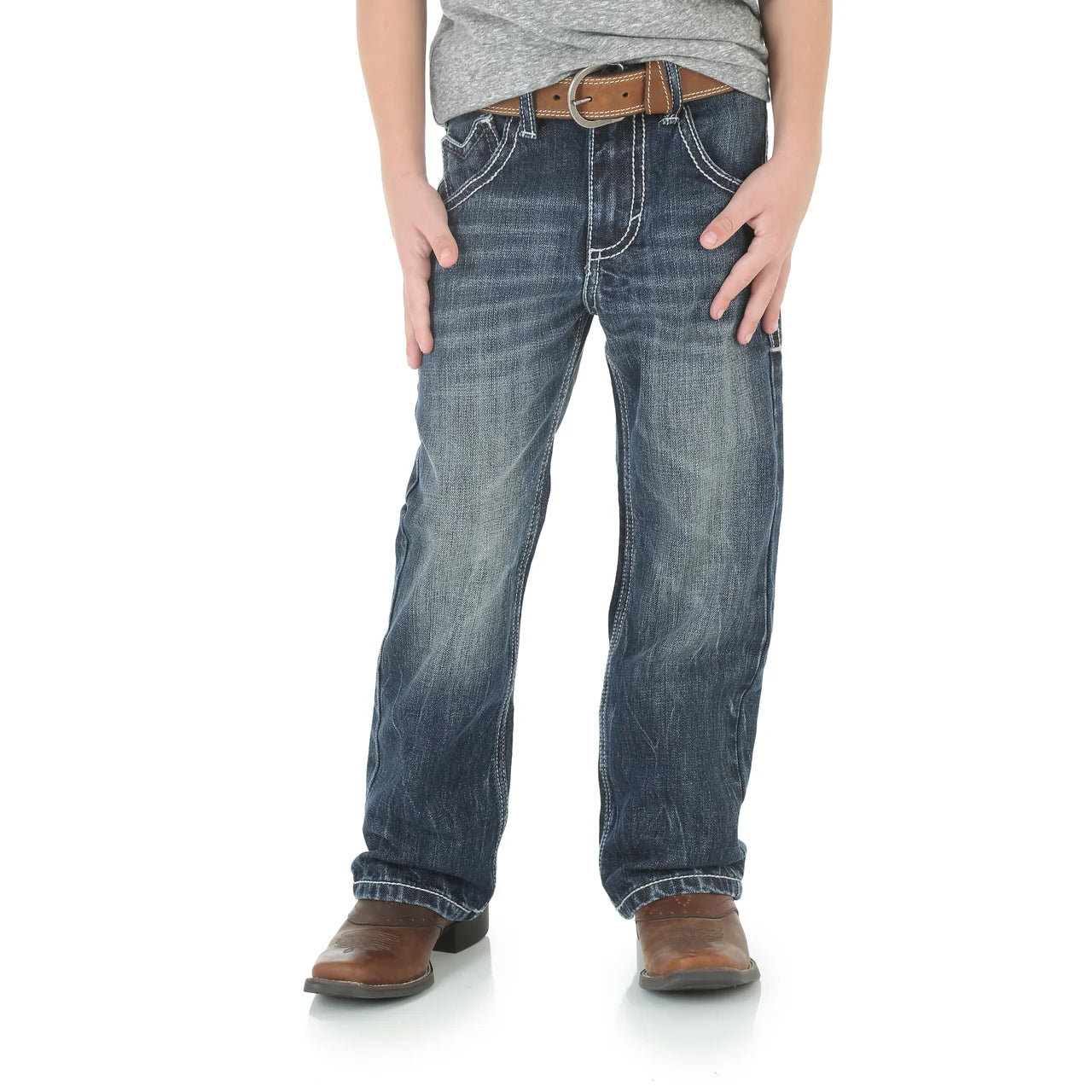 Wrangler Boys' 20X No. 42 Vintage Bootcut Jeans
