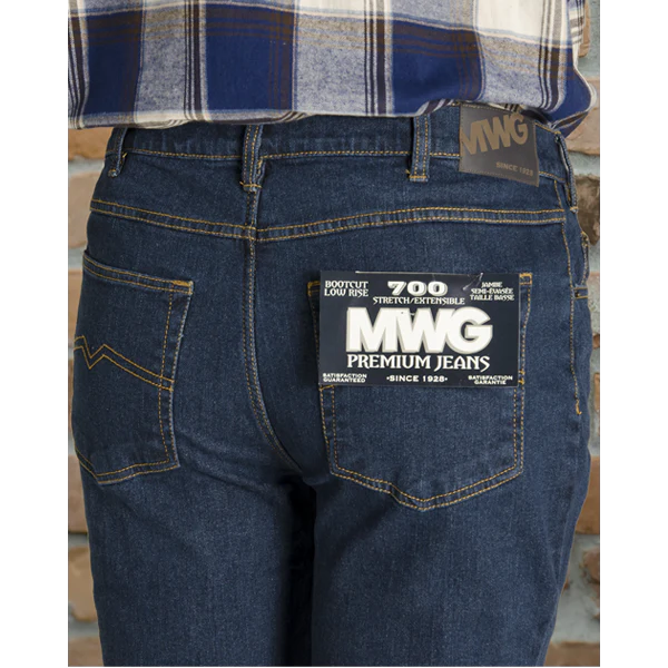 Men's Premium Stretch Boot Cut Jeans (Stonewash) - M83700G