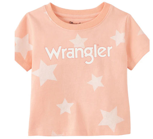 WRANGLER TODDLER GIRLS' STAR PRINT SHORT SLEEVE GRAPHIC TEE