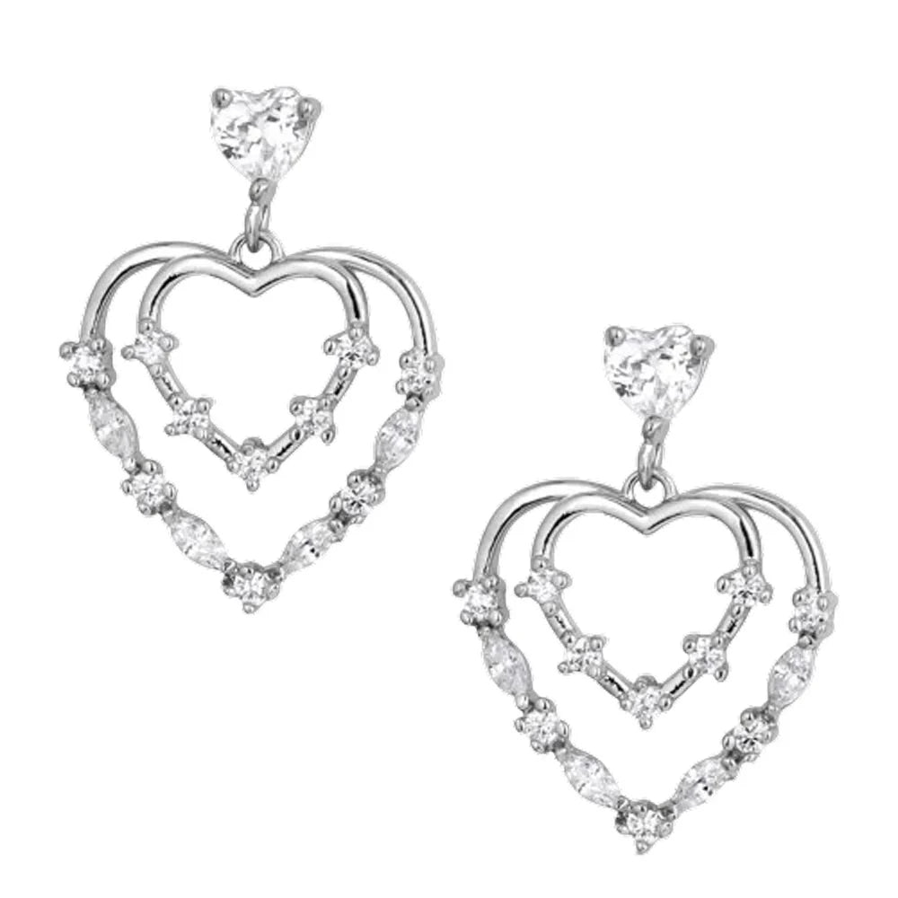 Heart Grows Crystal Earrings ER5797