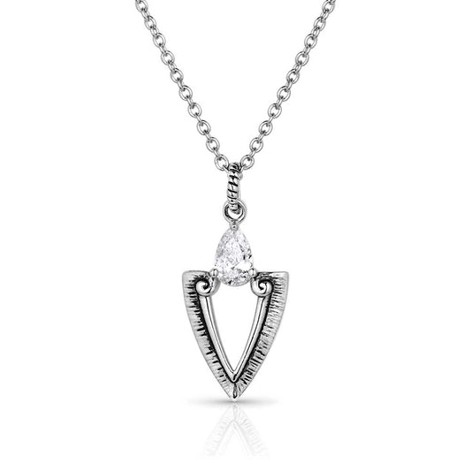 Guided Purpose Crystal Arrowhead Necklace NC5773