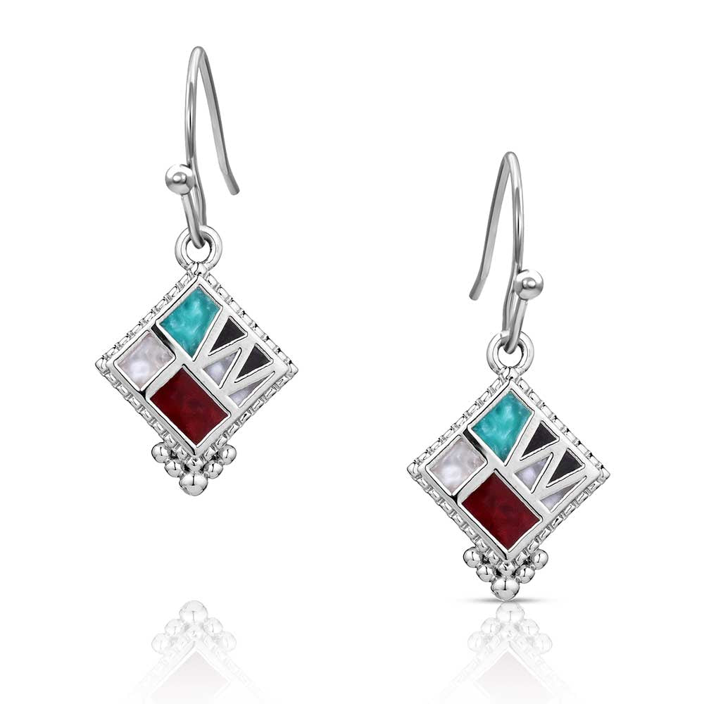 Four Corner Mosaic Earrings ER5865