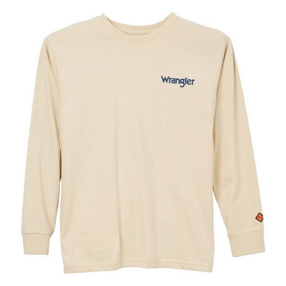 Wrangler 112344215 FR Flame Resistant Graphic Tee - Sand