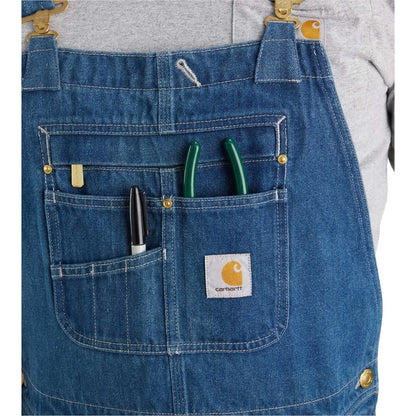 CARHARTT MEN’S WORK BIB OVERALLS DENIM