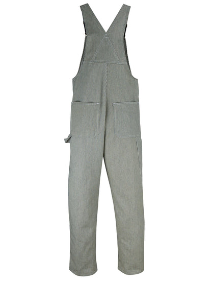 Big Bill Zip-Front Closure Hickory Stripe Bib Overall - 93