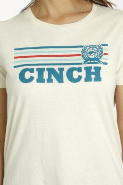 WOMEN'S CINCH TEE - CREAM