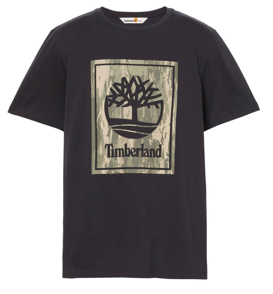 Timberland Men's Square Camo Graphic T Shirt