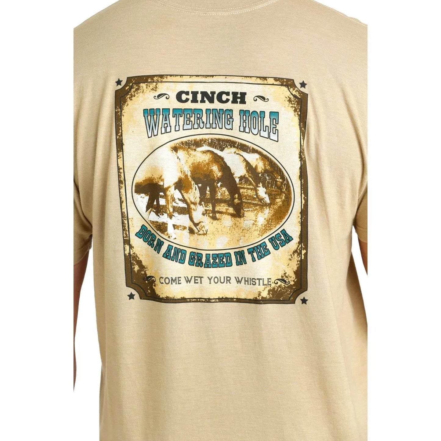 Cinch Mens Watering Hole T-Shirt