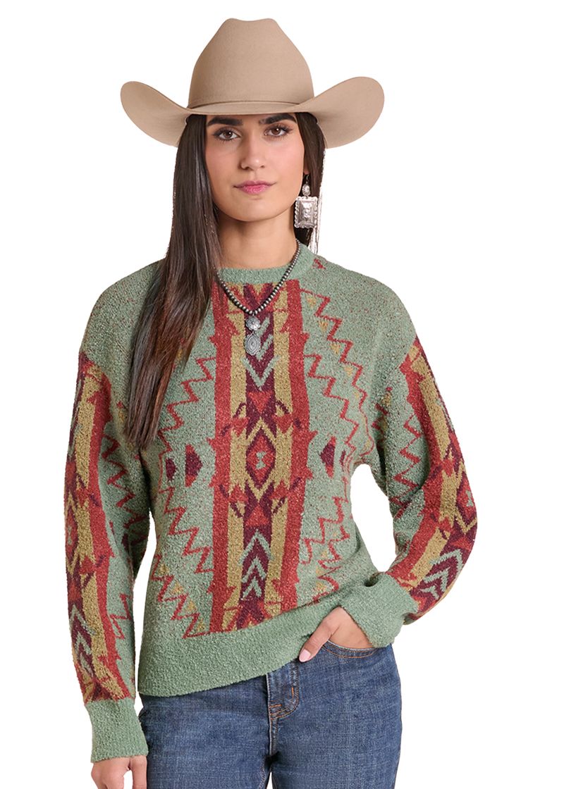 Panhandle Slim LW32T09677 - Women`s Aztec Sweater
