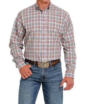 Cinch MTW1105612 - Men`s Plaid Button Down