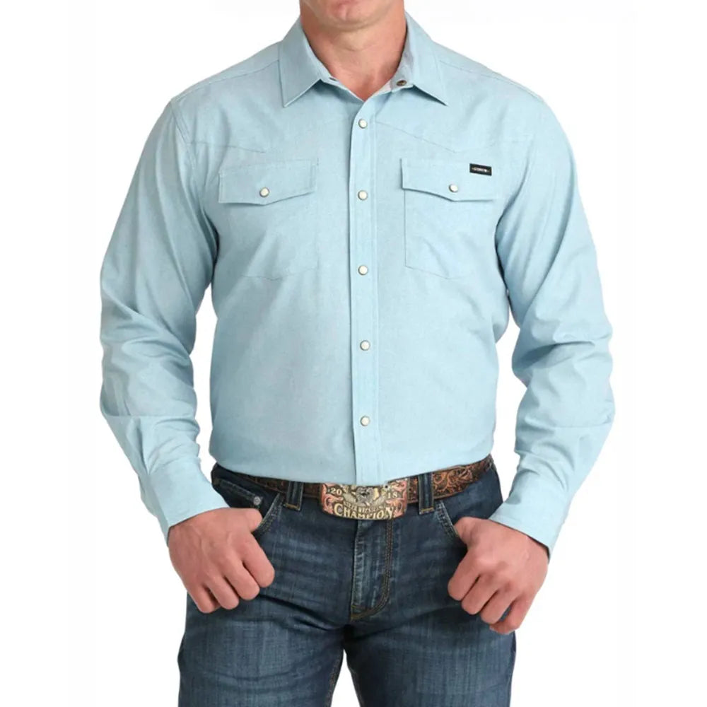 Cinch MTW1403006 - Men`s Camp Stretch Vented Snap