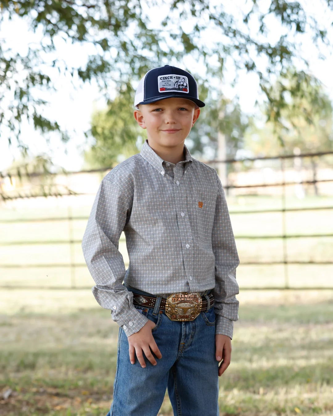 Cinch MTW7060423 - Boy`s Western Button Up