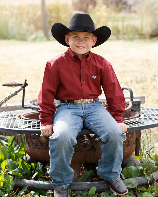 Cinch MTW7060426 - Boy`s Western Button Up