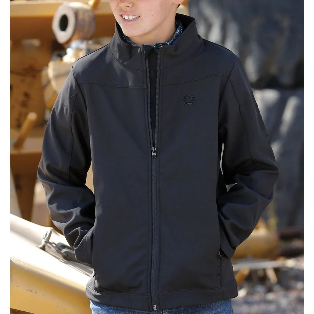 Cinch MWJ7480003 - Boy's Bonded Jacket Black
