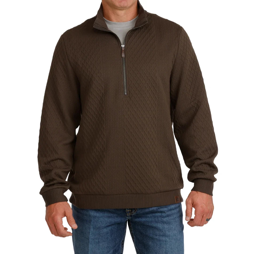Cinch MWK1957002 - Men`s 1/2 Zip Cable Knit Pullover