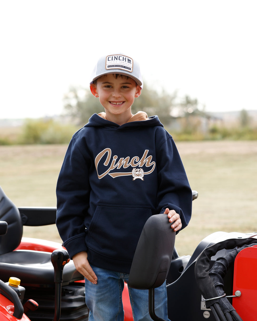 Cinch MWK7510011 - Boy's Navy Pullover