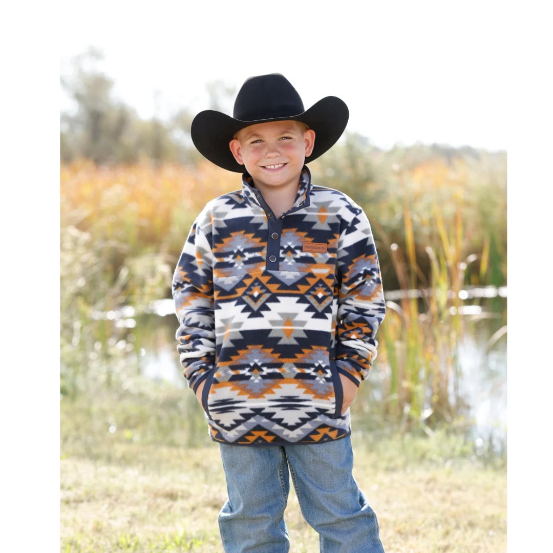 Cinch MWK7590022 - Boys Aztec Pullover Multicolor