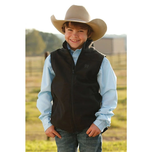 Cinch MWV7520002 - Boy's Bonded Vest Black