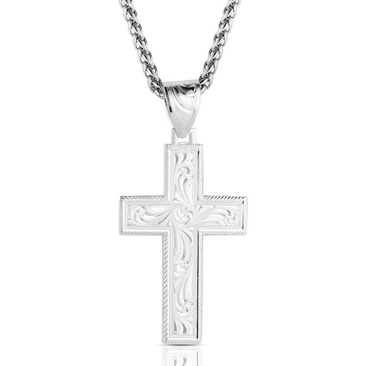 Montana Silversmith - Men`s Cross Necklace