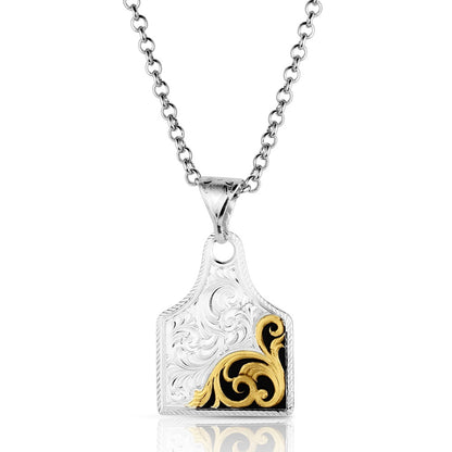 Montana Silversmith - Cattle Tag Necklace