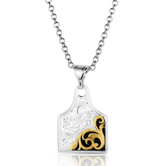 Montana Silversmith - Cattle Tag Necklace