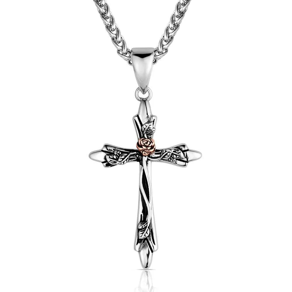 Montana Silversmith - Thorns & Roses Cross