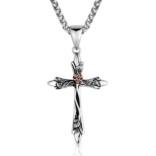 Montana Silversmith - Thorns & Roses Cross