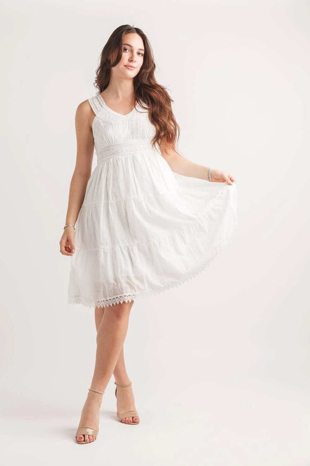 Papillon PD-20594 - Women`s Eyelet Dress