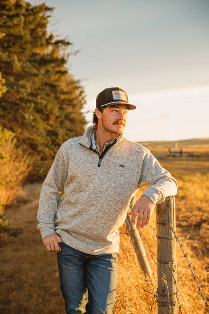 Baredown Peak - Stone Men`s 1/4 Zip