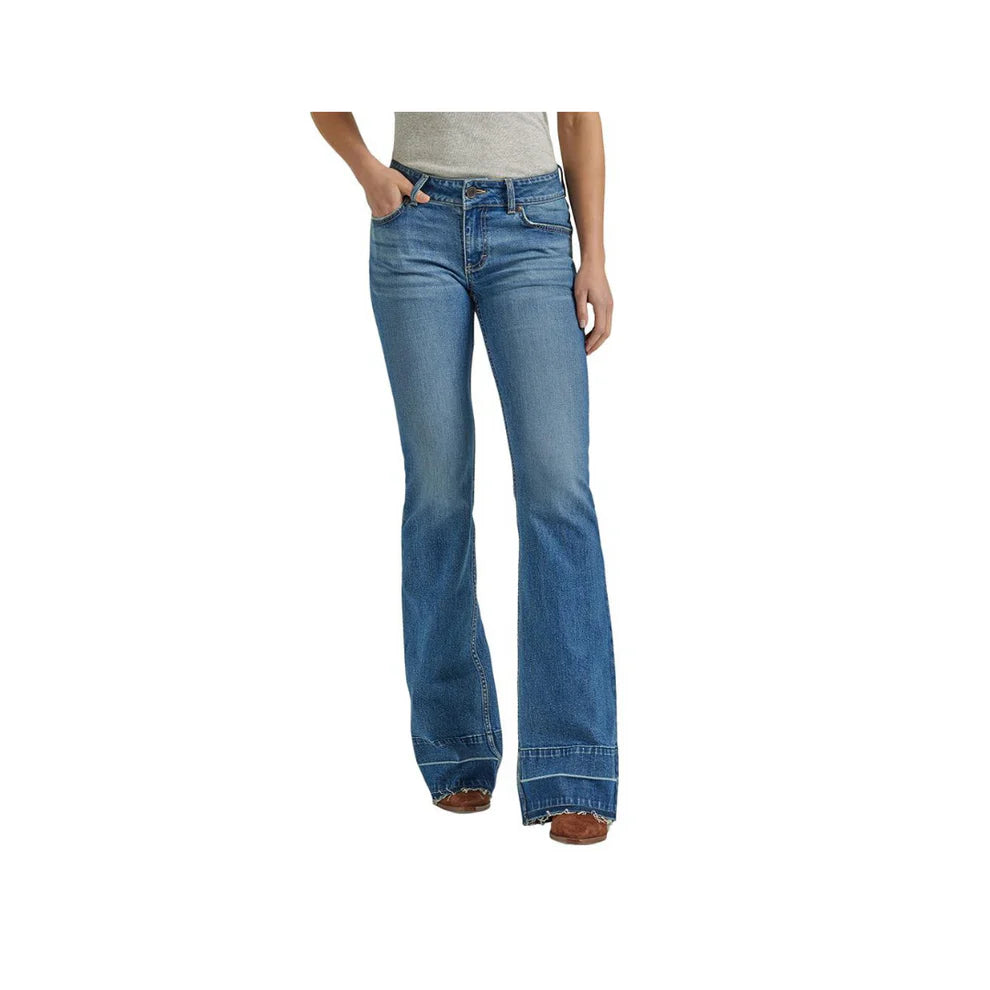 Wrangler 112338905 - Women`s Raw Hem Mae trouser