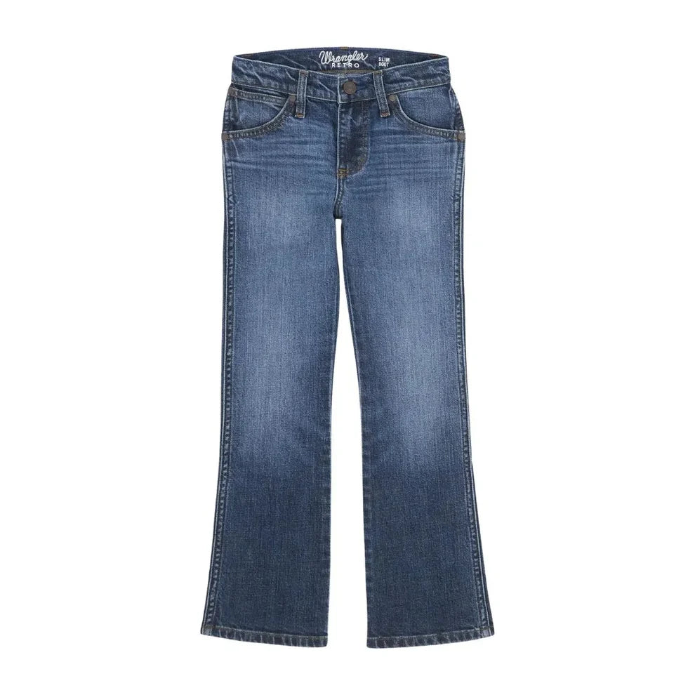 Wrangler 112370667 - Boy`s 77BWZ Retro Slim Bootcut