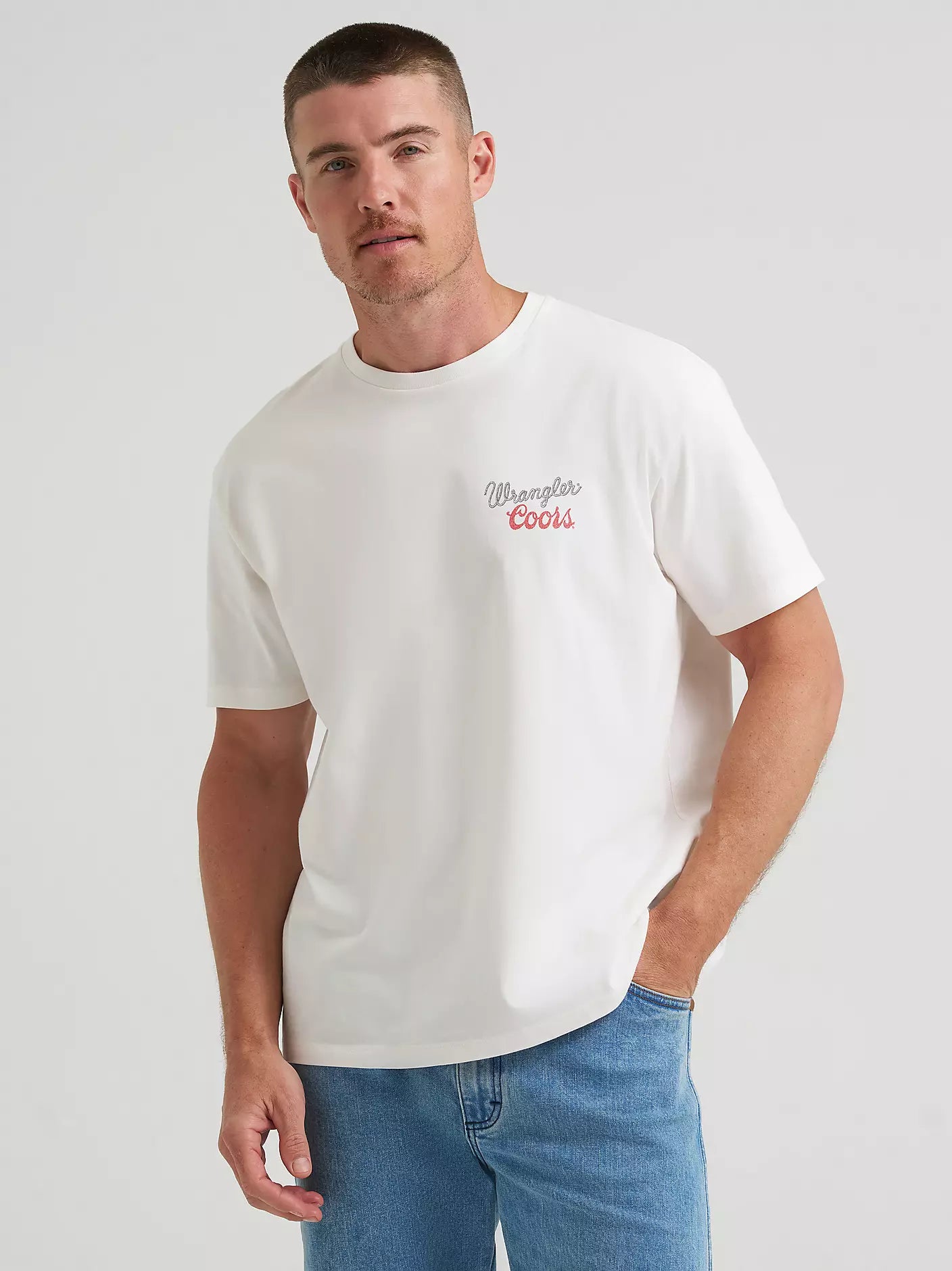 Wrangler X Coors 112385015 - Men`s Faded T-Shirt