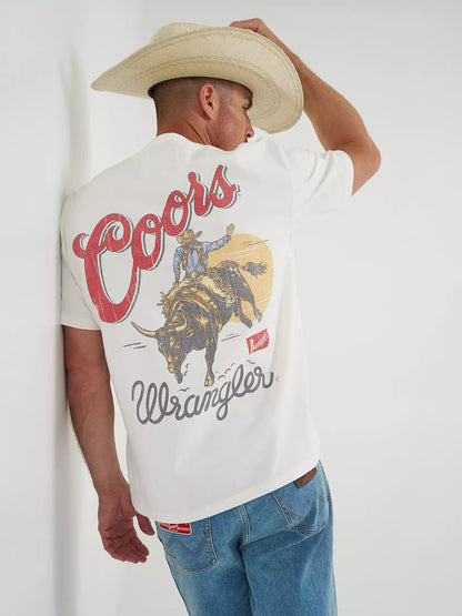 Wrangler X Coors 112385015 - Men`s Faded T-Shirt