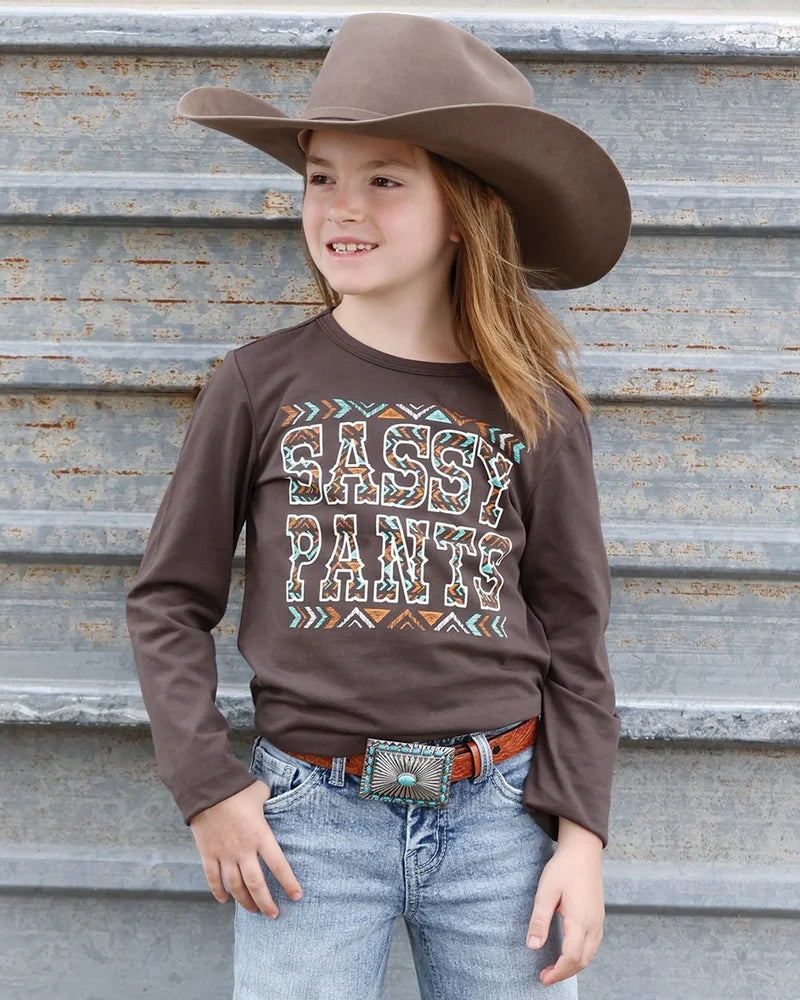 Cinch CTK8860009 - Girl`s Sassy Pants Shirt