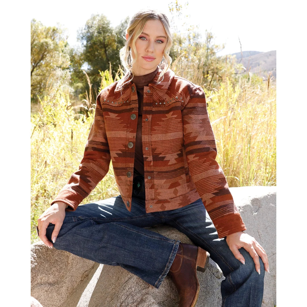 Cinch CWJ7481002 - Women`s Concho Trucker Jacket