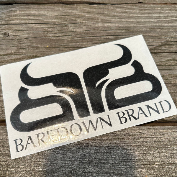 Baredown - 7" Logo Decal
