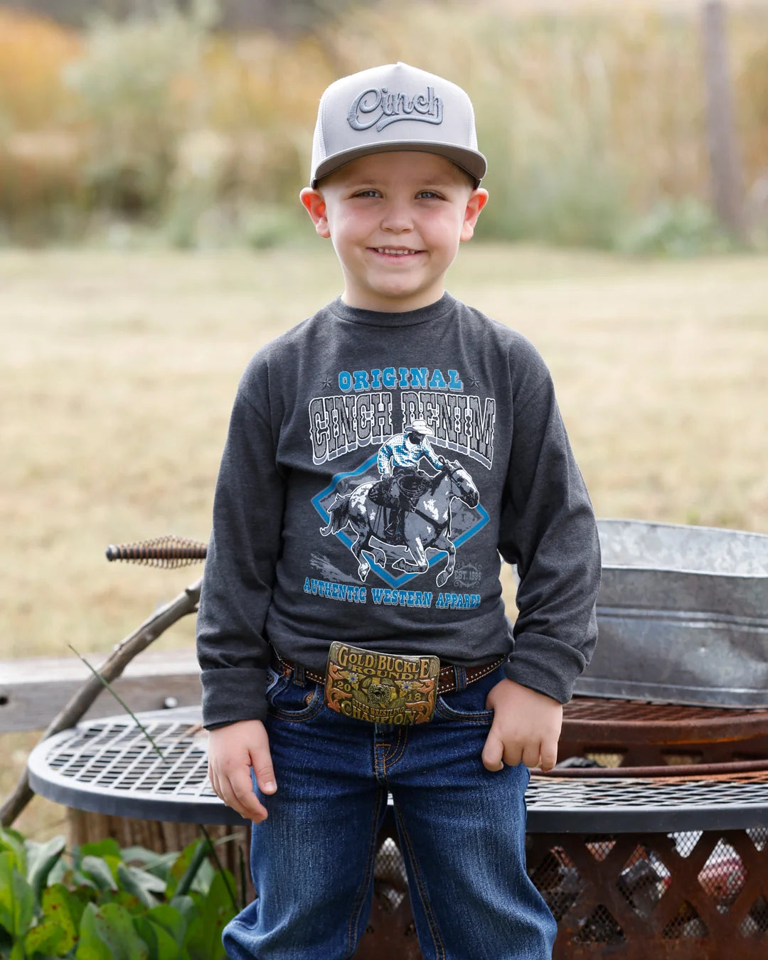 Cinch MTT7630019 - Boy`s Long Sleeve Shirt