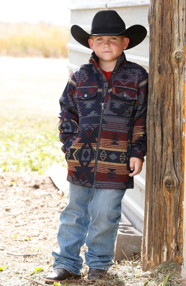 Cinch MWJ5205001 - Kid's Aztec Charcoal Jacket