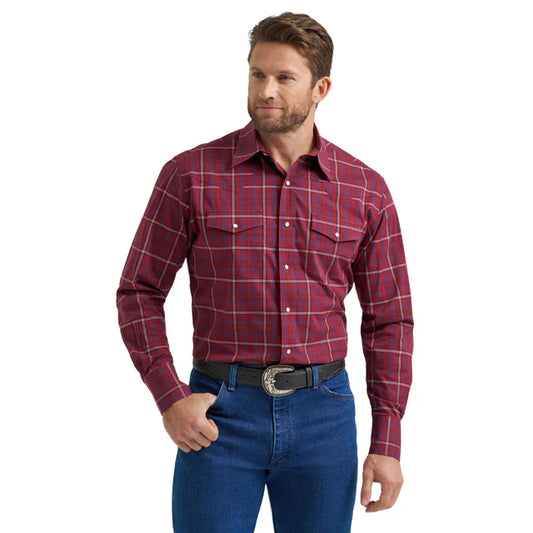 Wrangler 112369263 - Men`s Wrinkle Resistant Long Sleeve