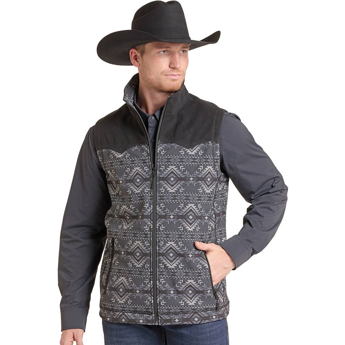 Panhandle Slim DM98C09250 - Men`s Softshell Vest