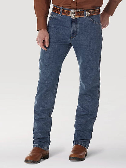 Wrangler PREMIUM PERFORMANCE ADVANCED COMFORT COWBOY CUT® REGULAR FIT JEAN IN MID STONE 47MACMS