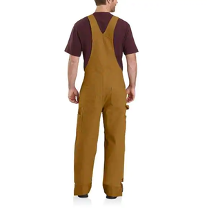 Carhartt quilt lined zip to thigh bib overalls online