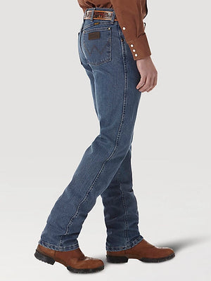 Wrangler PREMIUM PERFORMANCE ADVANCED COMFORT COWBOY CUT® REGULAR FIT JEAN IN MID STONE