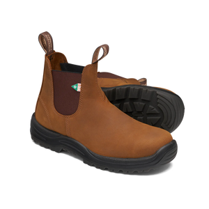 Blundstone 164 Crazy Horse Brown Work Safety Boots Toms Boot